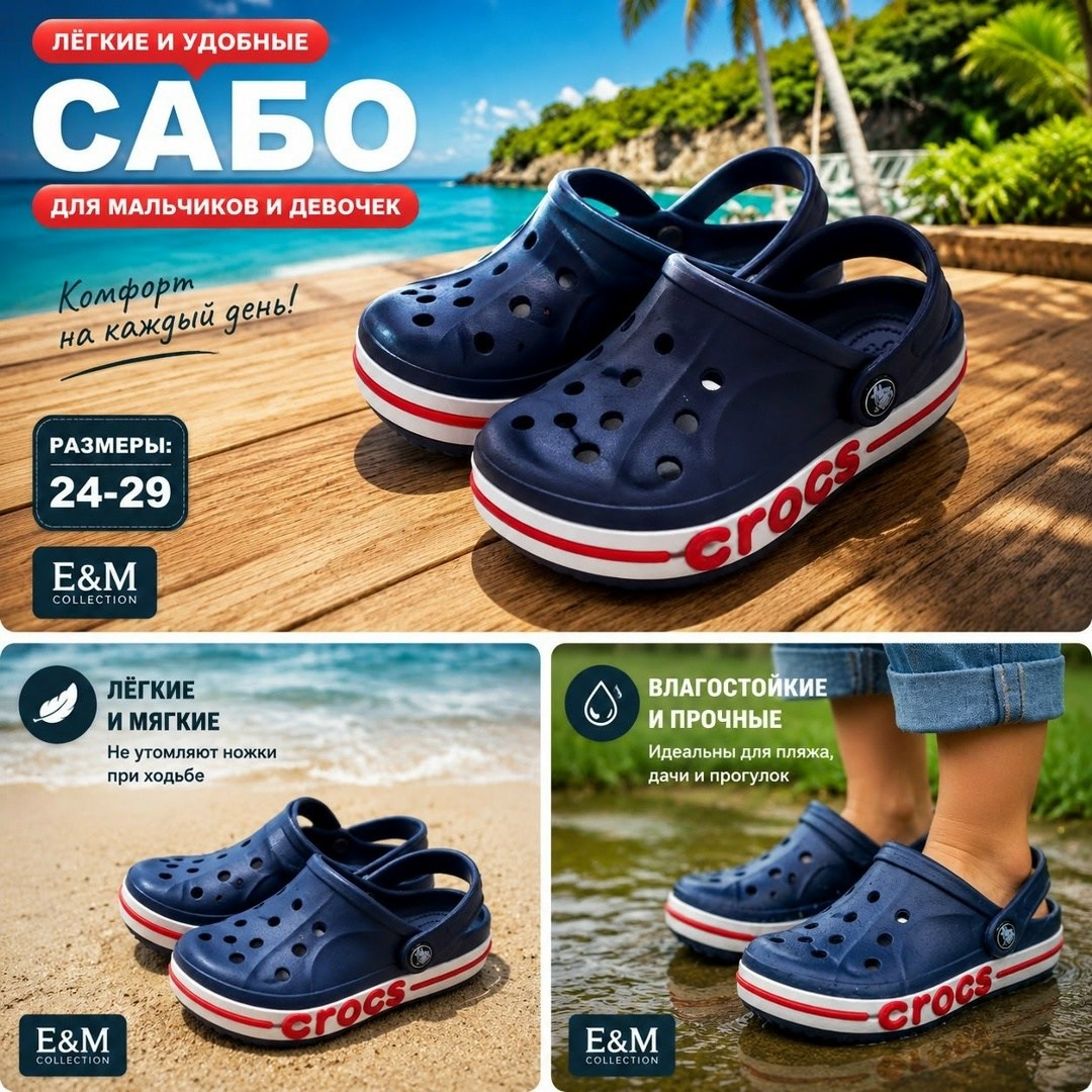 сабо crocs bayaband clog,темно-синие сланцы с логотипом crocs,сандалии крокс детские,кроксы сабо,крокс шлепки синие детские