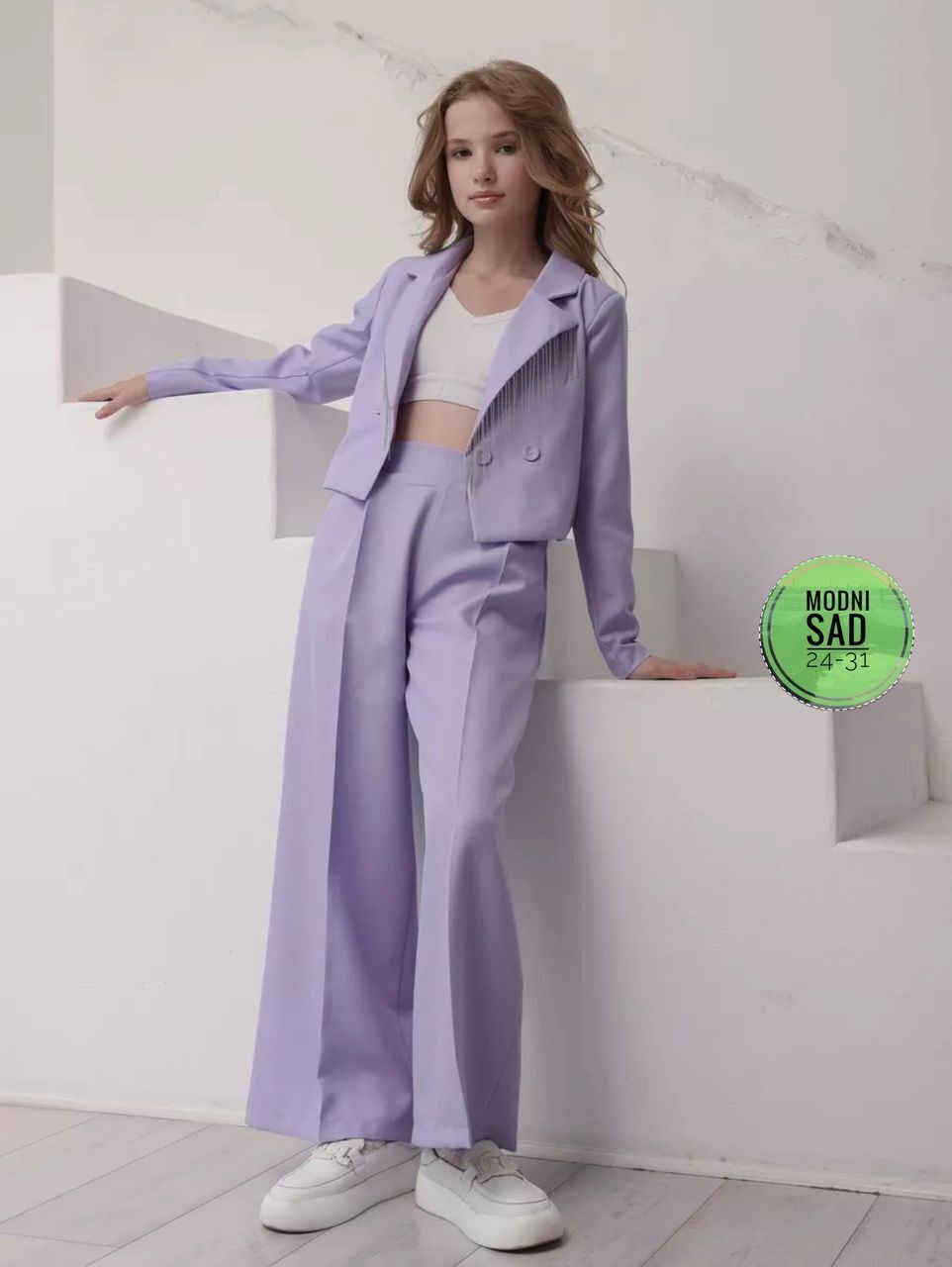 костюм нарядный с брюками школьная форма ademi wear подростки,женский костюм брючный,костюм с брюками,костюм нарядный с брюками школьная форма ademi wear подростки сиреневый,брючный костюм для девочек