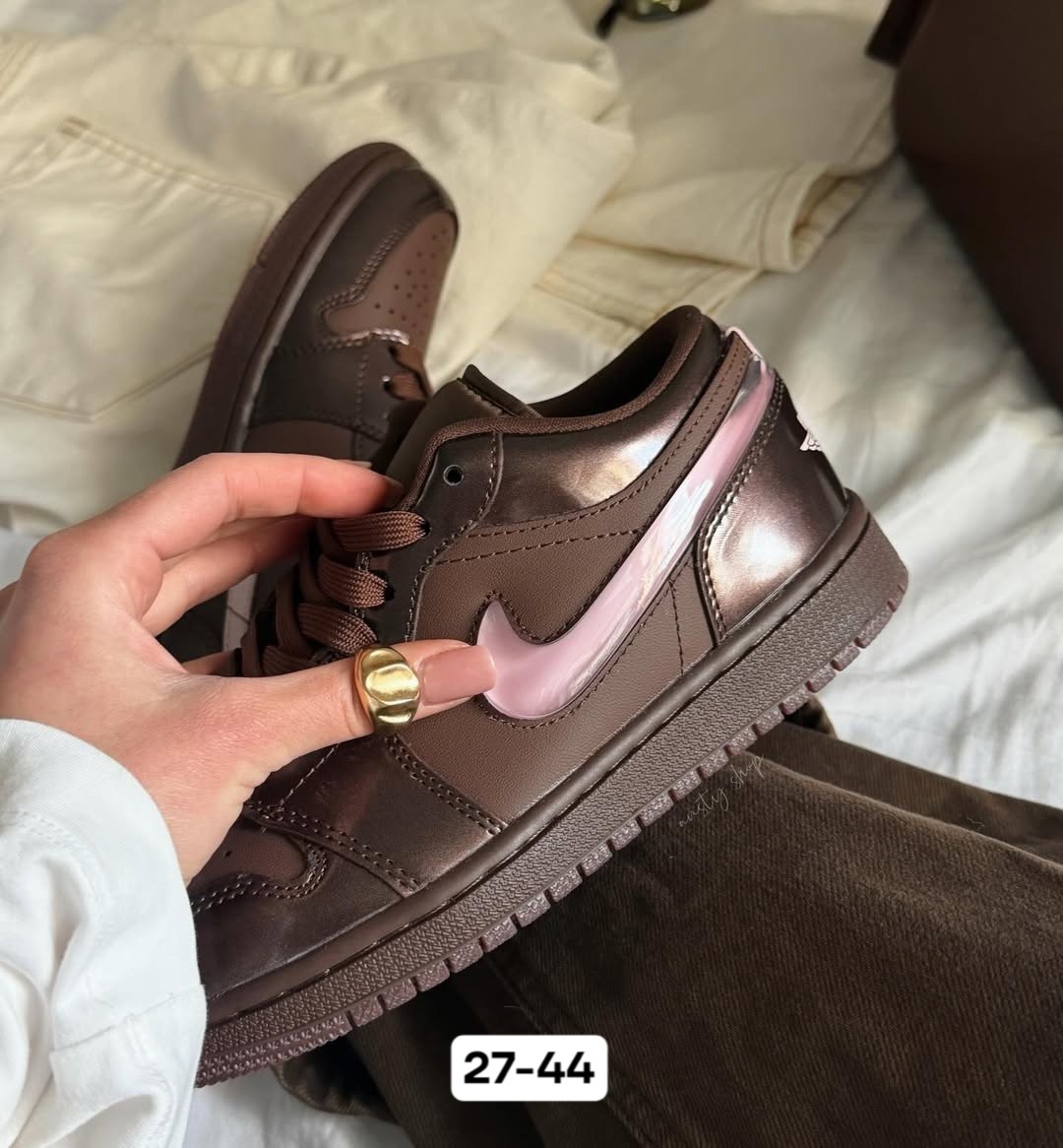 кроссовки,женские кроссовки,обуви,коричневые кроссовки,air jordan 1 low