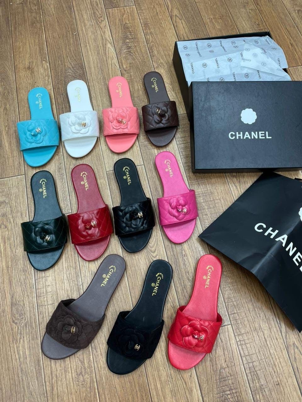 шлепанцы chanel,тапочки женские chanel,тапочки chanel,шлепанцы женские chanel,chanel черные бархатные шлепанцы