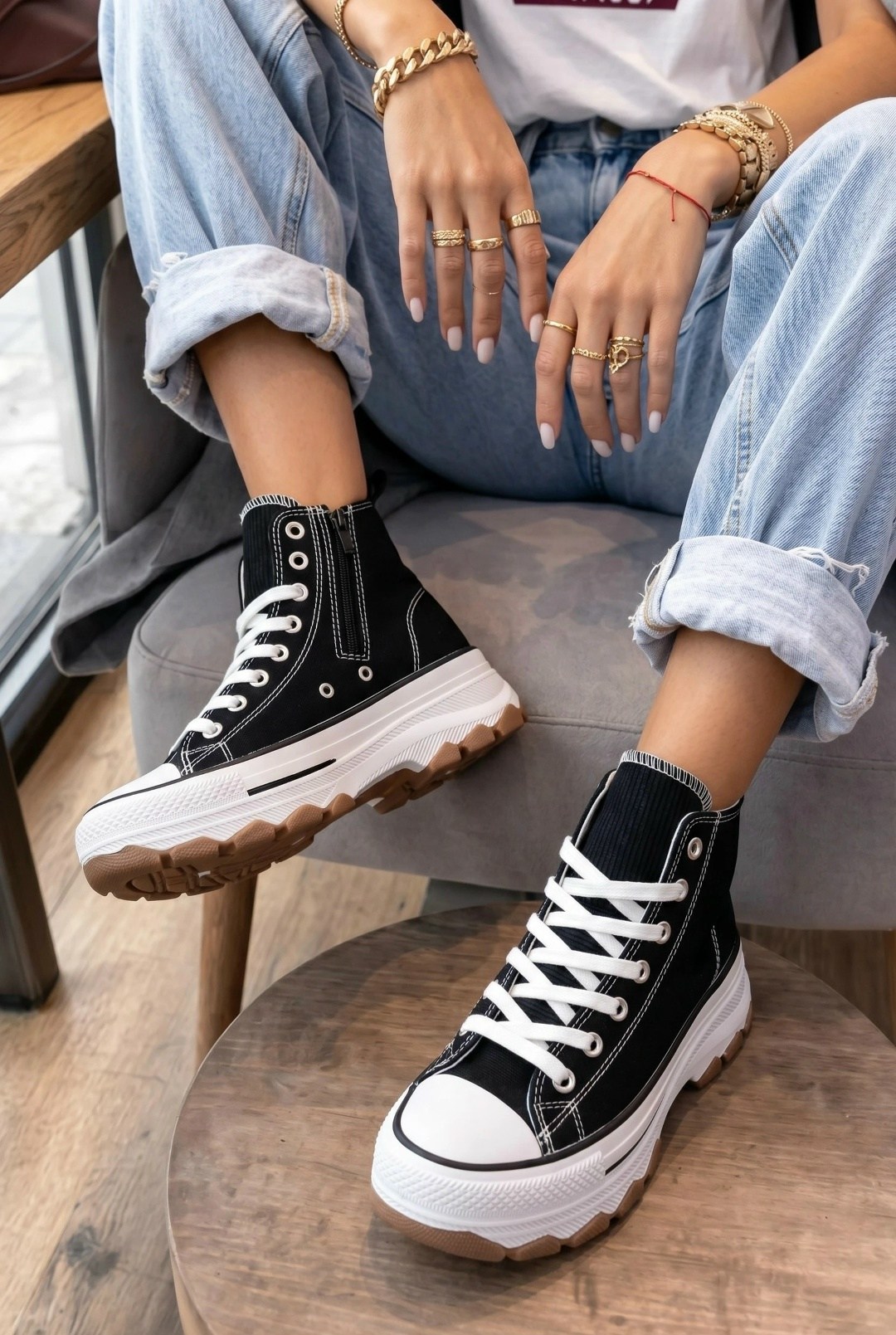 ,кеды конверс женские высокие на высокой подошве,converse chuck taylor all star,кеды на высокой платформе,повседневная