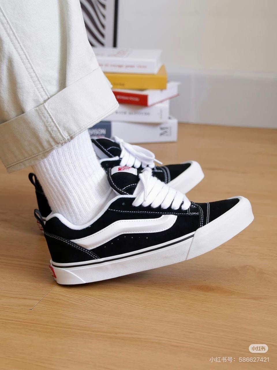кроссовки ванс,кроссовки ванс knu skool дутые детские vans,vans knu skool,кеды vans knu school ванс дутый черный,кроссовки