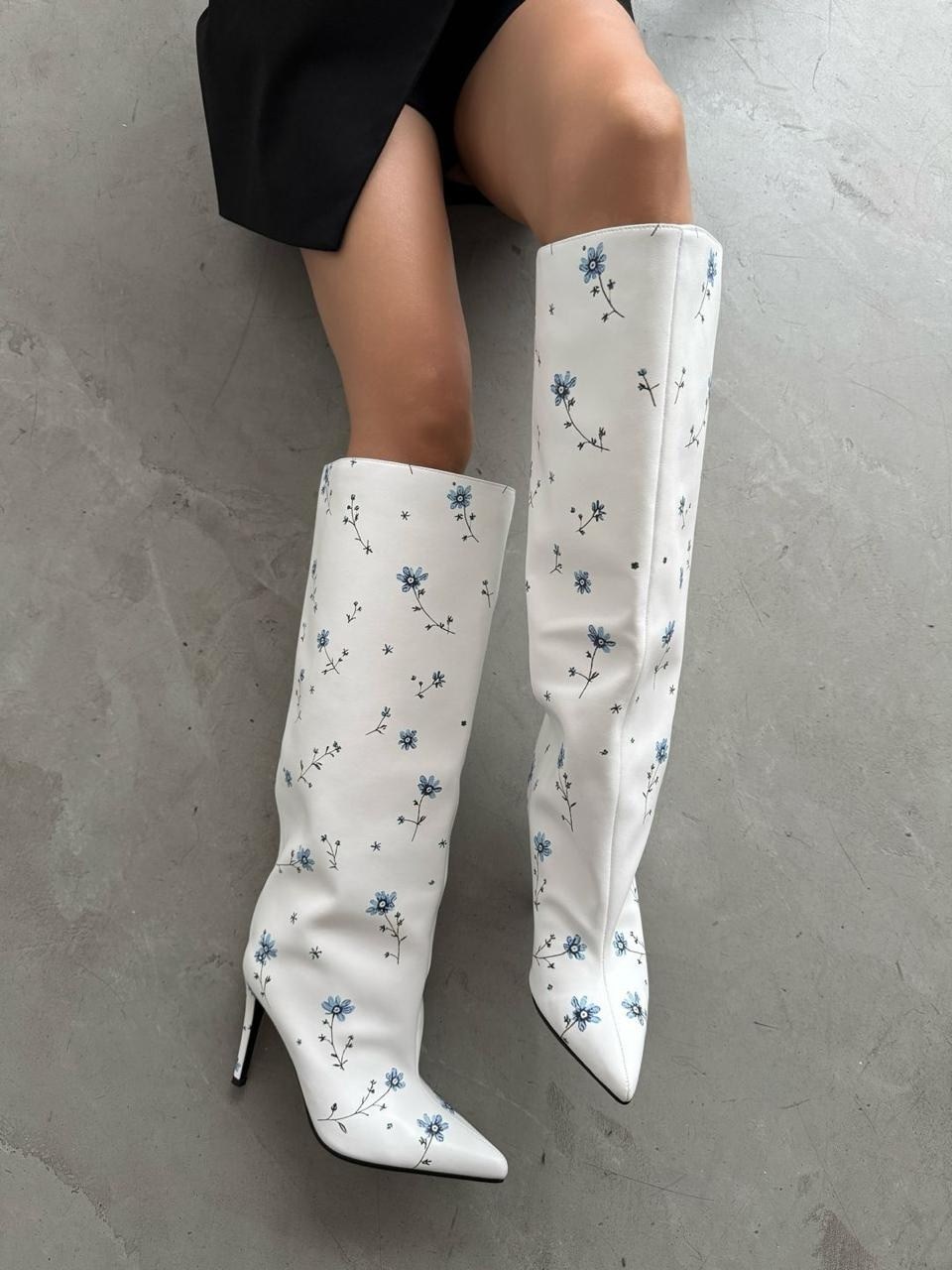 сапоги,коричневые сапоги,сапоги демисезонные на маленьком каблуке gh collection,сапоги текстиль,женская