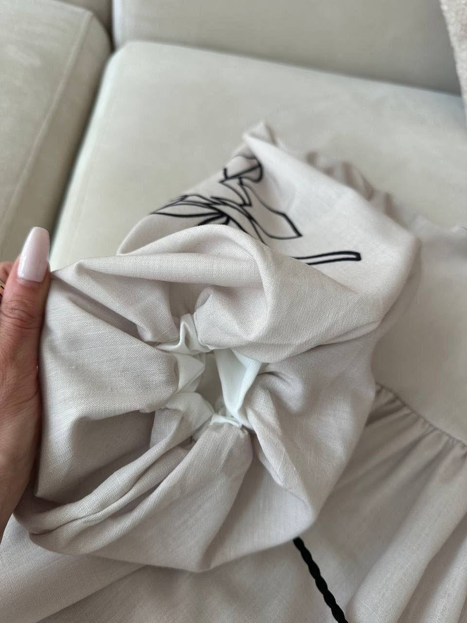 женский льняной костюм zimmerman premium - beige,костюм zimmermann из льна,льняной костюм женский,льняной костюм женский с брюками и принтом,костюм zimmermann