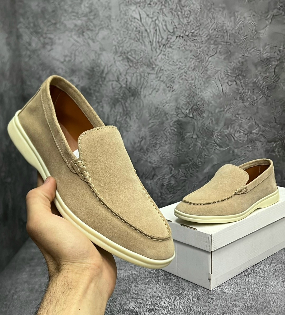 лоферы loro piana мужские,лоферы замшевые,лоферы из натуральной замши,лоферы loro piana,замшевые лоферы summer walk loro piana серый