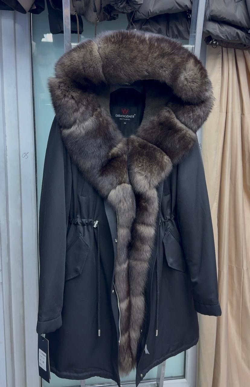 парка с натуральным мехом schikui_shop_furs,парка с мехом,парка с натуральным мехом,парка зимняя с мехом,меховая парка