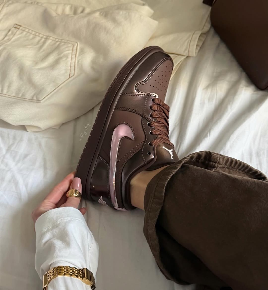 кроссовки,женские кроссовки,обуви,коричневые кроссовки,air jordan 1 low
