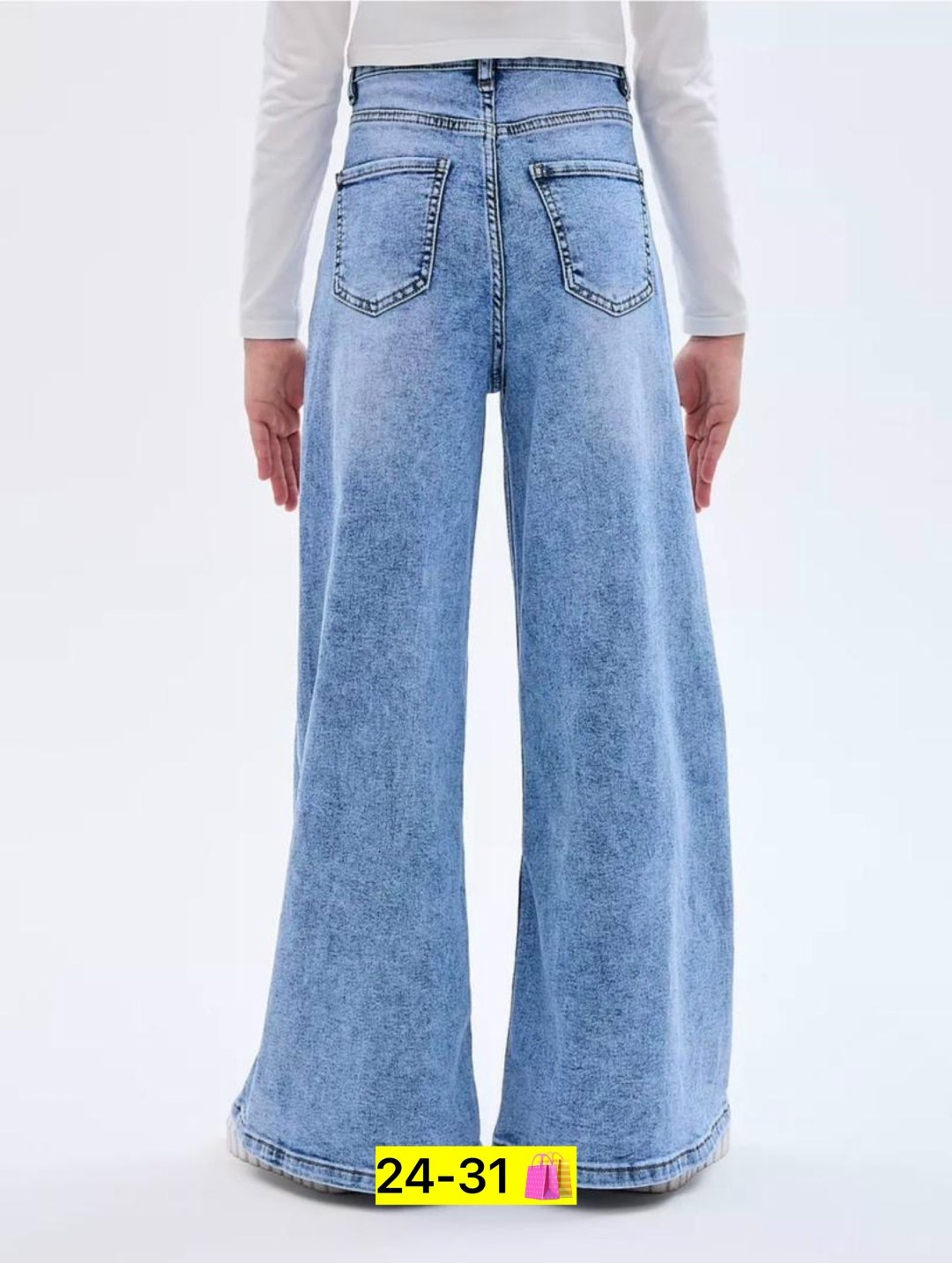 джинсы подростковые широкие палаццо kydenim,джинсы палаццо подростковые,джинсы для девочек,джинсы подростковые широкие палаццо kydenim 222325488,джинсы широкие для девочек