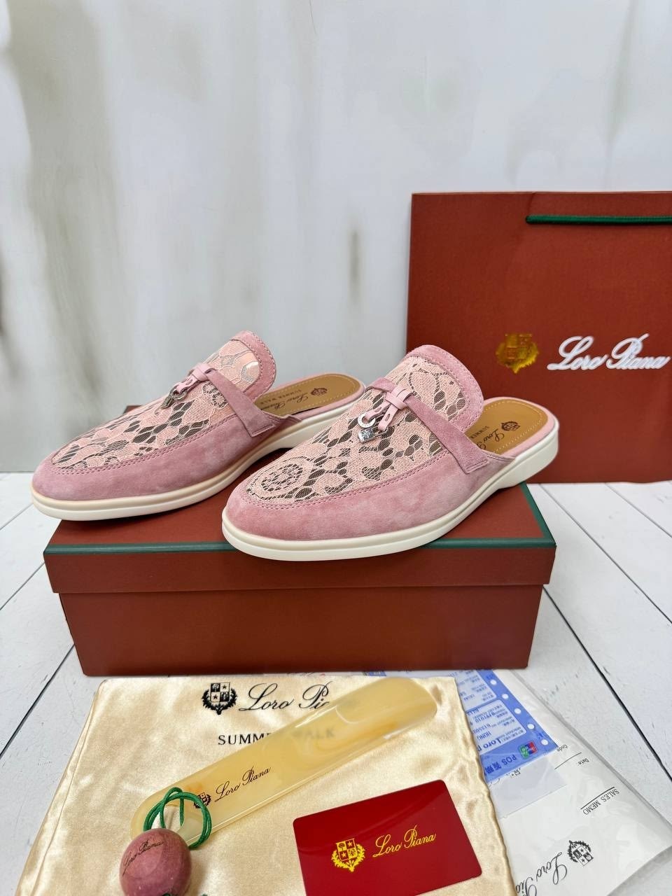 мюли loro piana,лоферы loro piana,женские замшевые мюли loro piana бежевые,,мюли женские