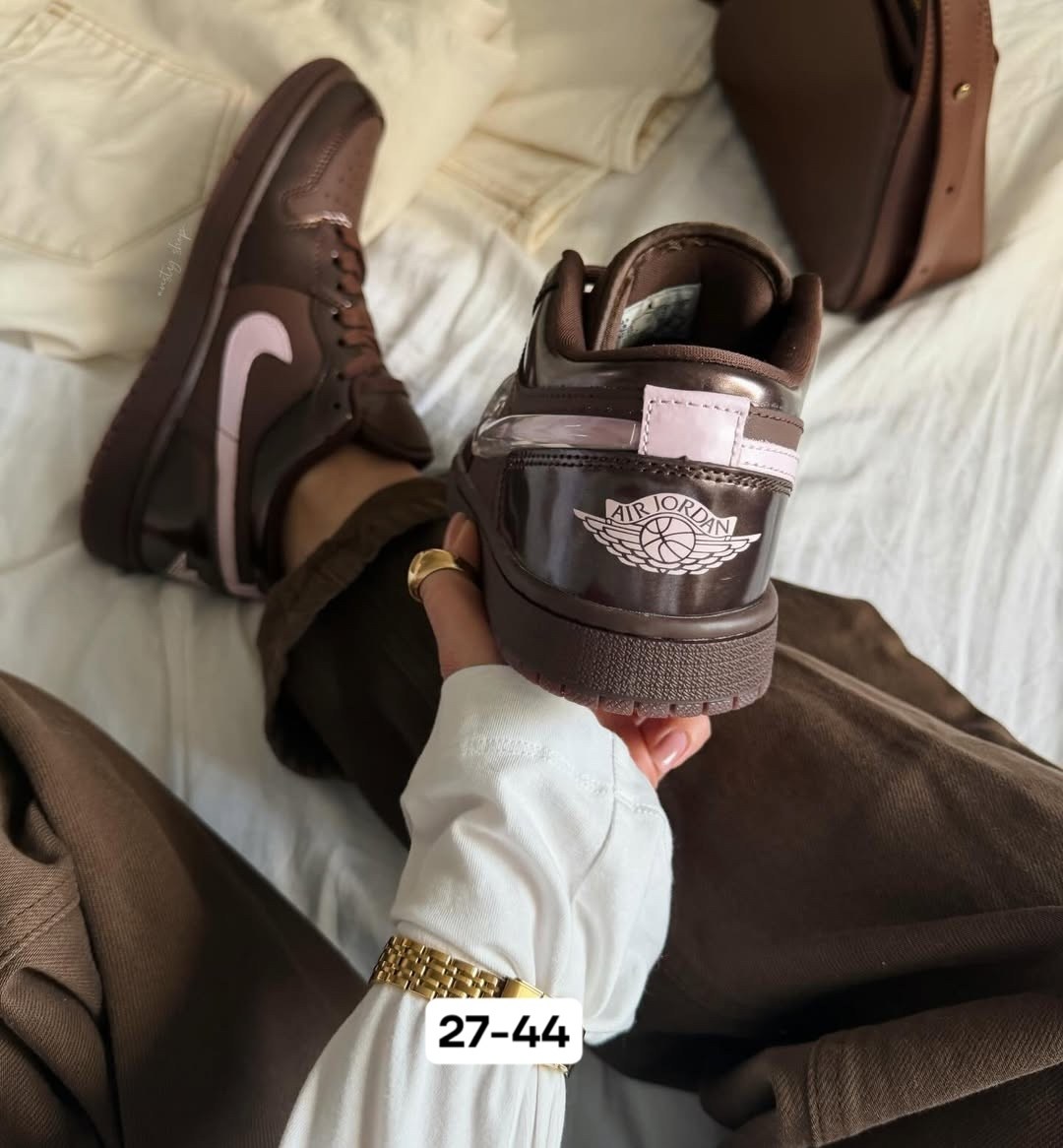 кроссовки,женские кроссовки,обуви,коричневые кроссовки,air jordan 1 low
