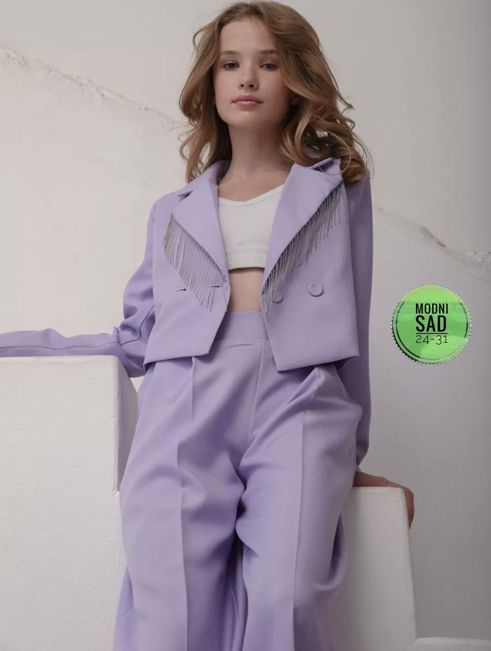 костюм нарядный с брюками школьная форма ademi wear подростки,женский костюм брючный,костюм с брюками,костюм нарядный с брюками школьная форма ademi wear подростки сиреневый,брючный костюм для девочек