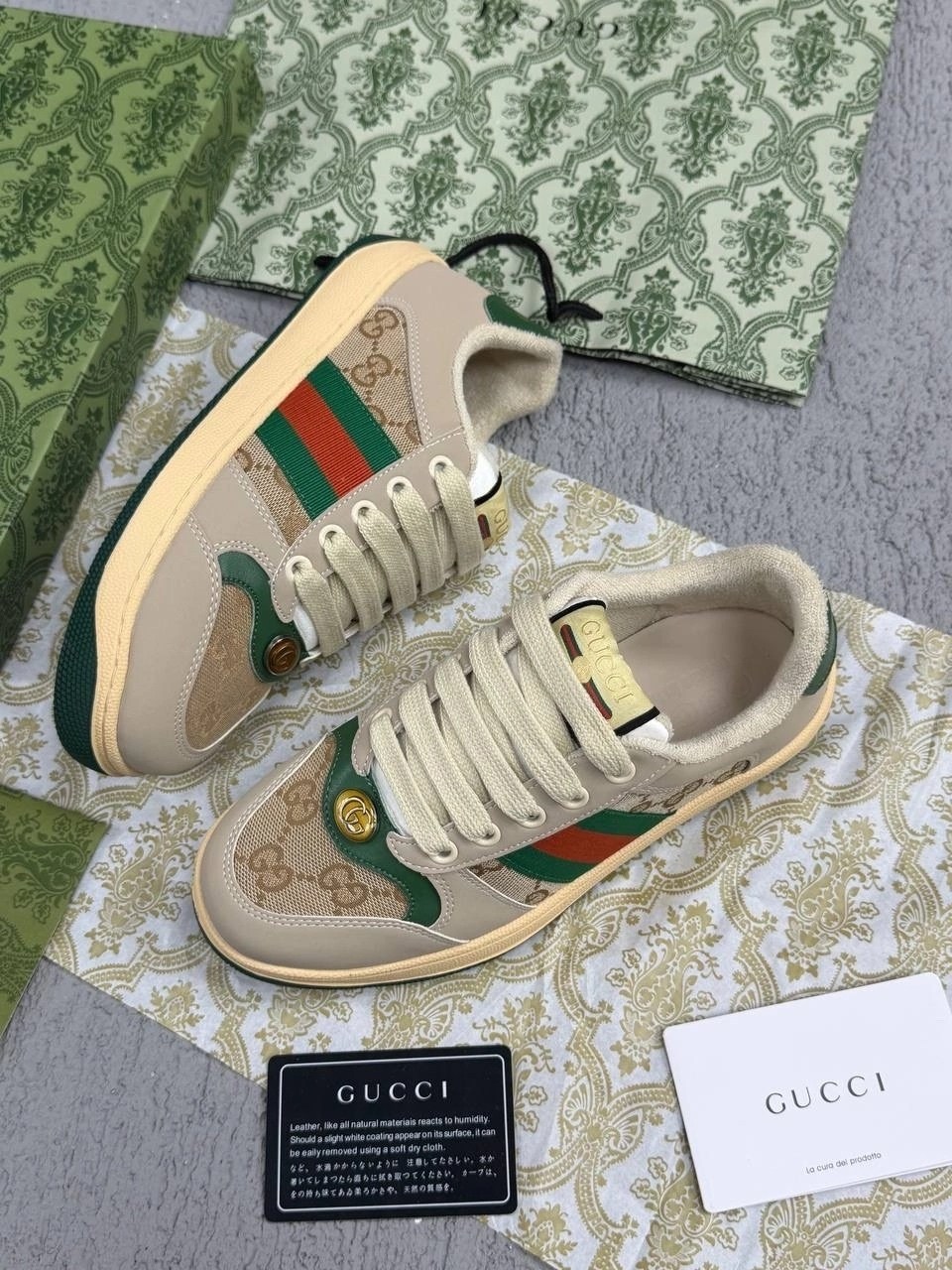 кроссовки gucci,кроссовки гуччи,женские кроссовки gucci screener,кроссовки гуччи оригинал,кроссовки гуччи мужские бежевые