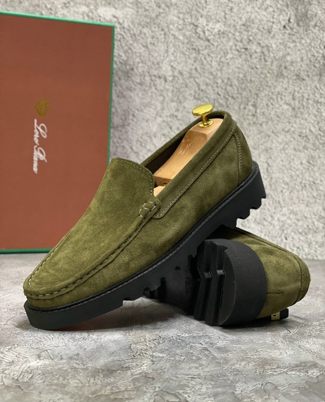 ,замшевые лоферы,лоферы summer walk из замши,зеленые замшевые лоферы мужские,зеленые лоферы