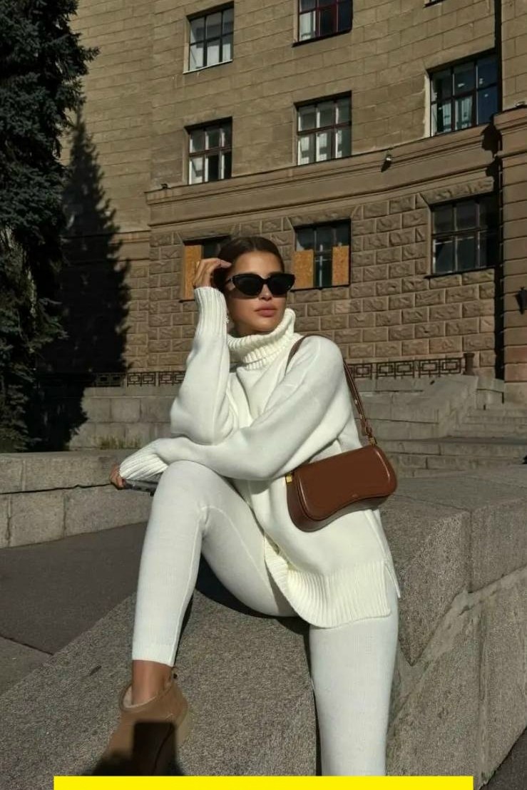 костюм вязаный оверсайз,трикотажные костюмы,костюм спорт шик,теплый костюм с брюками,костюм женский теплый