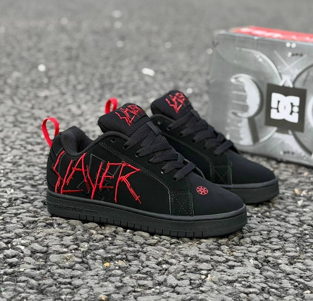 кроссовки slayer,кроссовки slayer court graffik dc shoes,dc x slayer ct graffik shoes black black red,кроссовки dc shoes court graffik,кроссовки