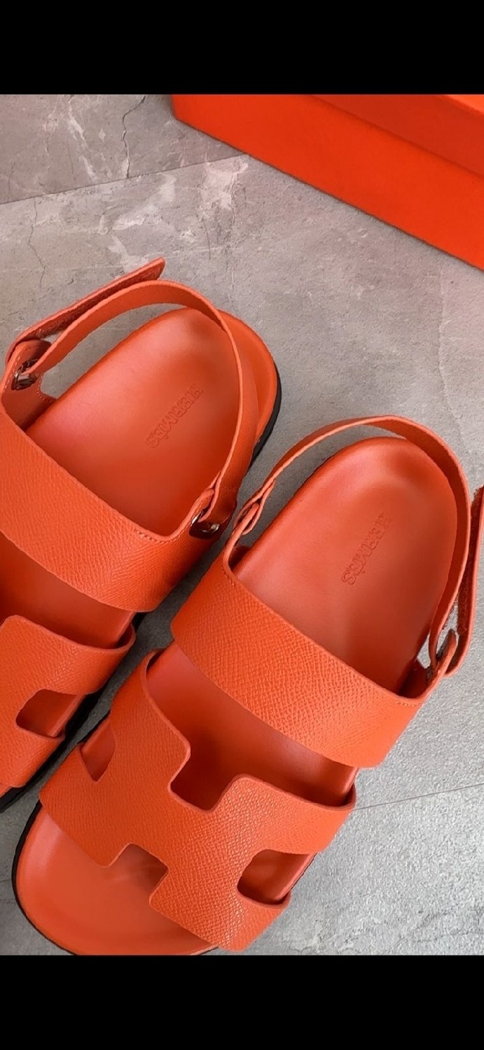 шлепанцы hermes оранжевые,сандалии hermes,шлёпанцы hermes,эрмес шлепки,hermes босоножки