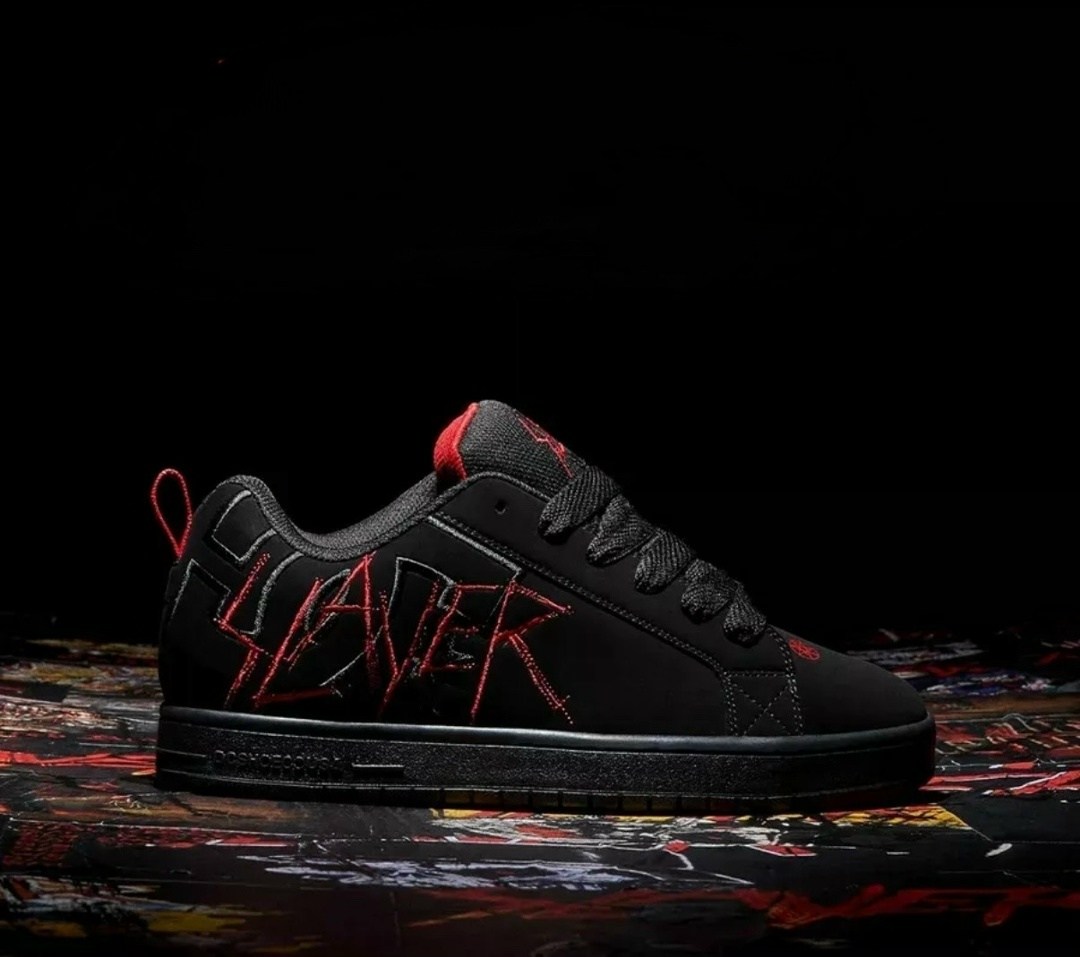 кроссовки slayer,кроссовки slayer court graffik dc shoes,dc x slayer ct graffik shoes black black red,кроссовки dc shoes court graffik,кроссовки