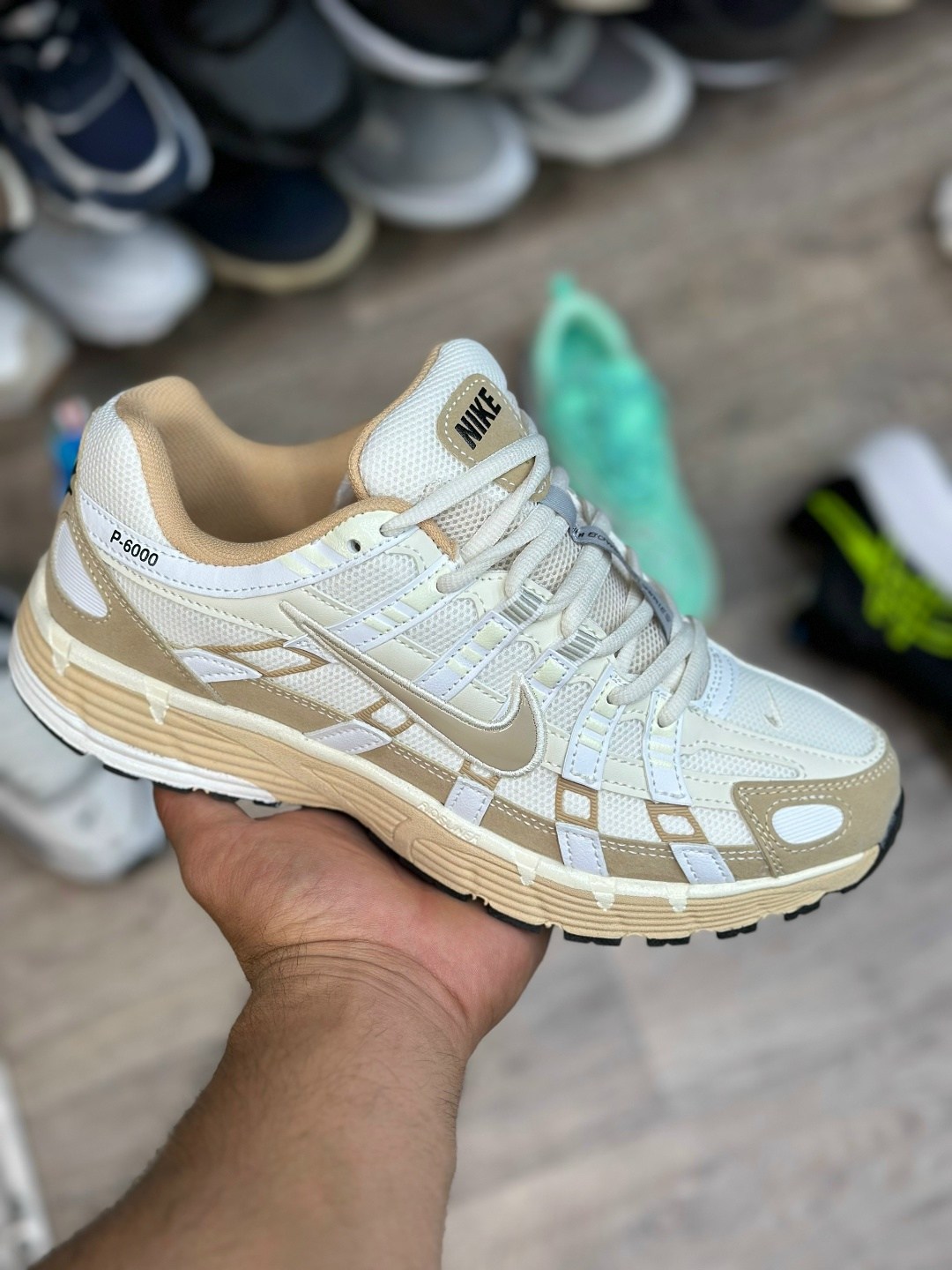 кроссовки nike,кроссовки nike p-6000,кроссовки,спортивная ,бежевые кроссовки