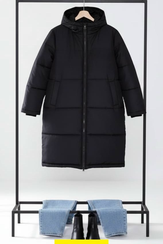 пальто oversize стеганое длинное с капюшоном befree,пальто oversize стеганое длинное с капюшоном,пальто oversize стеганое длинное с капюшоном черное,пуховики оверсайз,зимняя куртка оверсайз