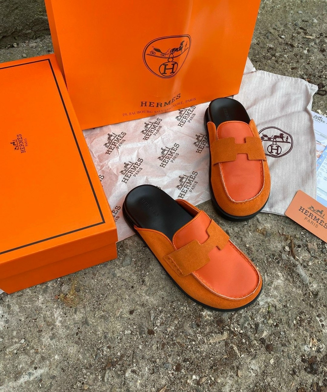 ,мюли hermes,hermes шлепанцы, hermes,мюли hermes черные