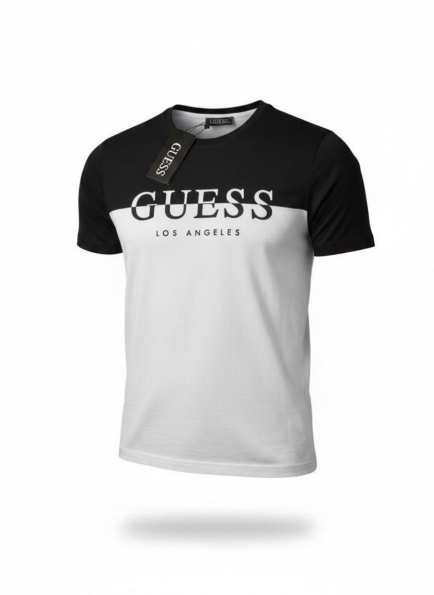 мужские футболки guess,футболка guess,guess guess,футболка с коротким рукавом guess,guess черный