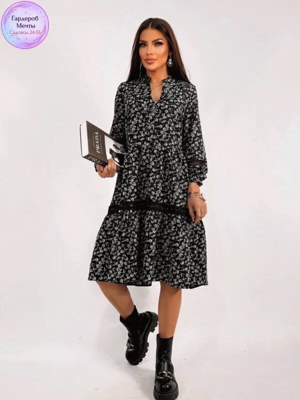 платье свободного кроя миди,платье женская,платье 👗,летнее платье женское,повседневные платья