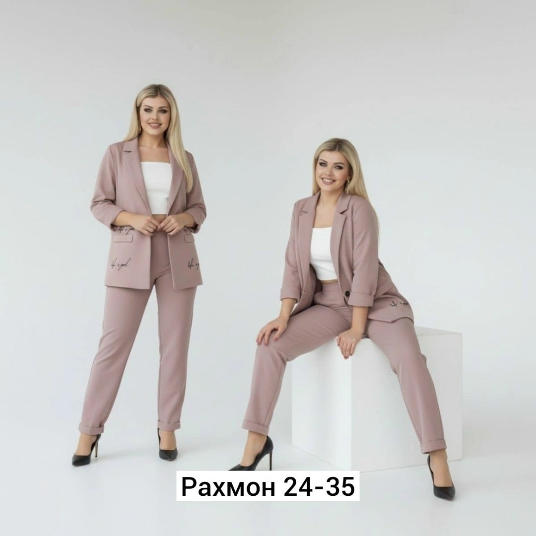 брючный костюм белэльстиль 203+586 зеленый,брючные костюмы женские,брючный костюм женский 52 54,костюм женский,брючный костюм женский большие размеры