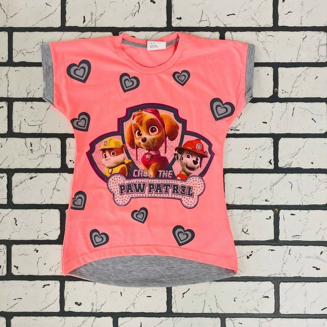 футболка для девочек,детская футболка,одежда для детей,paw patrol skye,девочка одежда