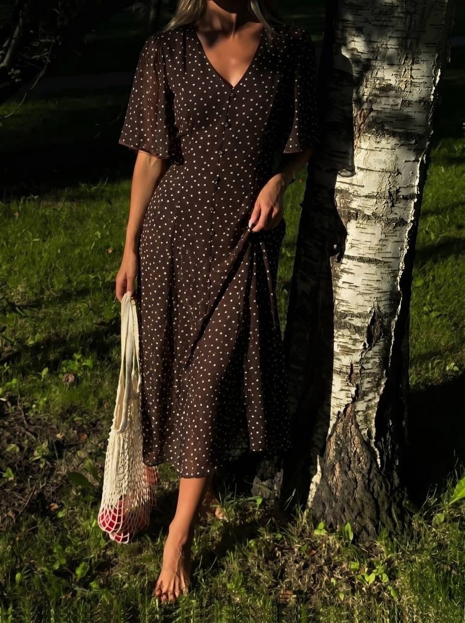 платье стиль,платье,платье в горошек,платье женская,длинное платье