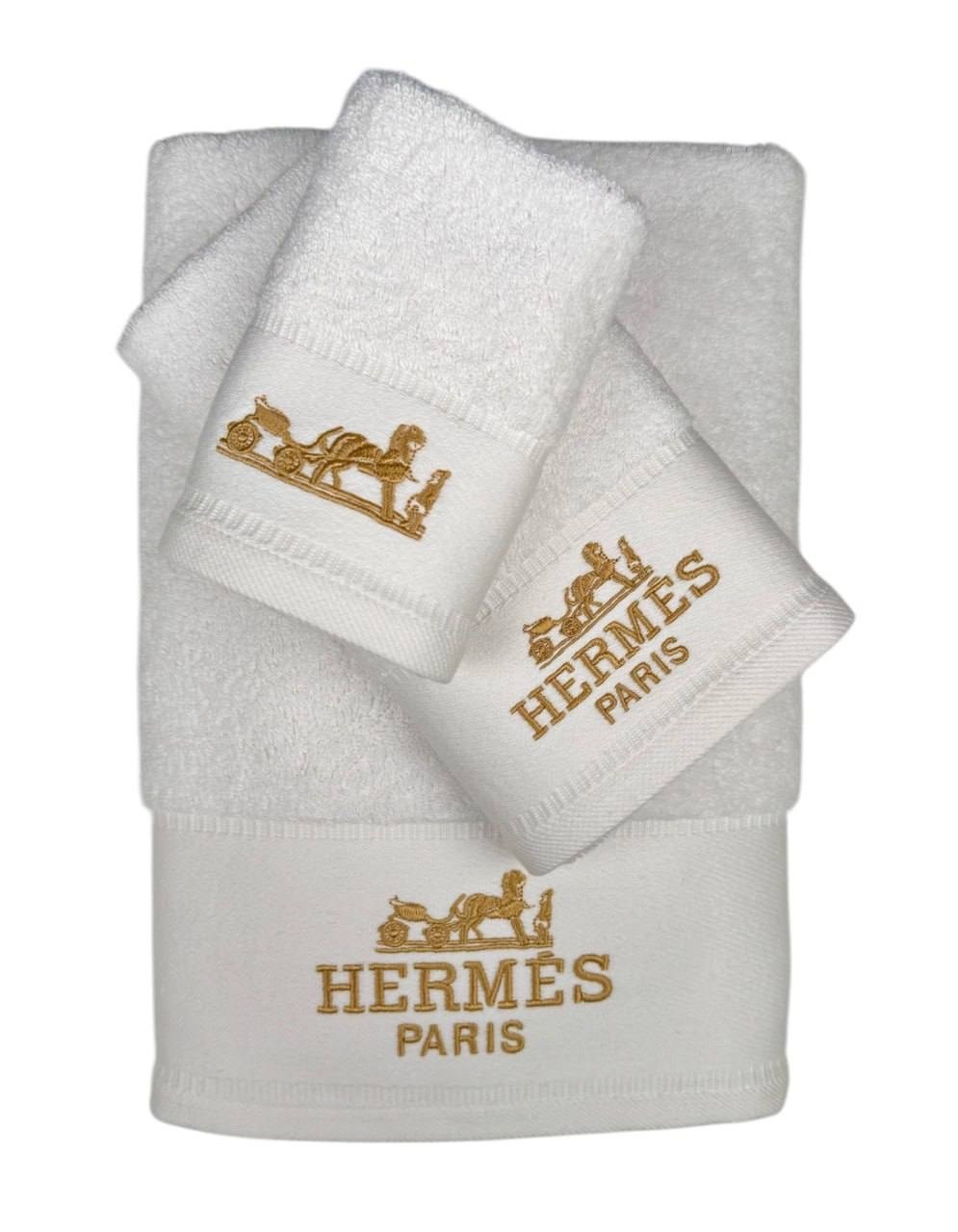 полотенце hermes,набор полотенец гермес,банное полотенце махровое "hermes" 3 шт оранжевое,подарочные наборы полотенец,набор полотенец
