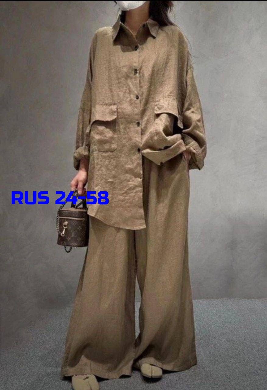 брючный костюм свободного кроя,костюм брючный льняной,костюм льняной женский,брючный костюм женский льняной,костюм женский модный льняной