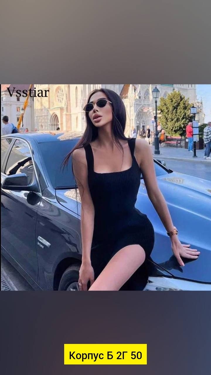 стильное платье,платье модное,длинное платье с разрезом,платье женская,платье туника