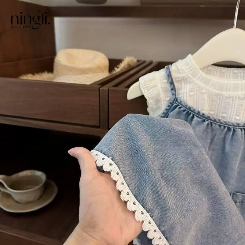 модное детское платье,джинсовое платье для девочки,платья для маленьких девочек,джинсовая платье,джинсовый сарафан для девочек