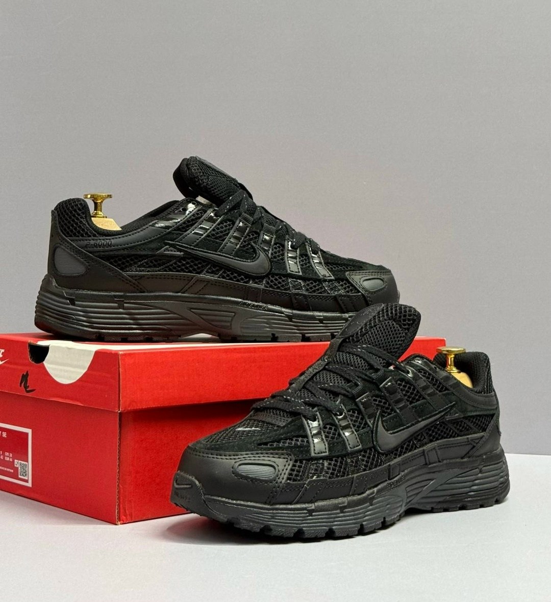 кроссовки nike,кроссовки nike p-6000,кроссовки nike p-6000 premium triple black,кроссовки,кроссовки спортивные nike air max 95
