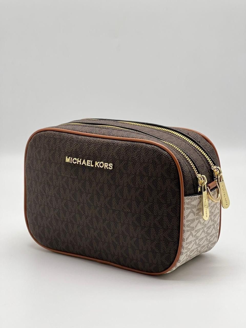 женская сумка michael kors,michael kors сумка на плечо,сумка через плечо michael kors с двумя отделениями и декором monogram,женская сумка кроссбоди michael kors,сумка michael kors