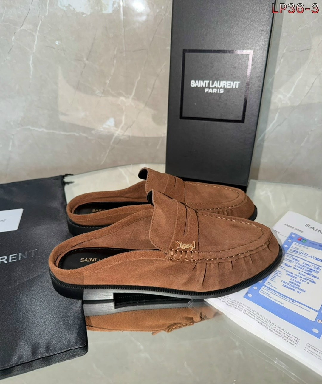 ,кожаные мюли,лоферы yves saint laurent,женская ,женские мюли