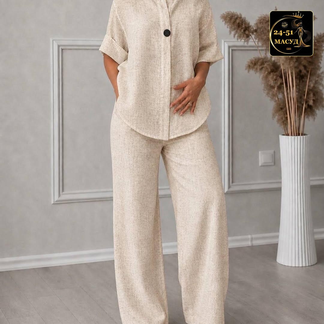 костюм брючный женский льняной airy,костюм брючный женский,брючный костюм из льна,льняной брючный костюм,брючный комплект