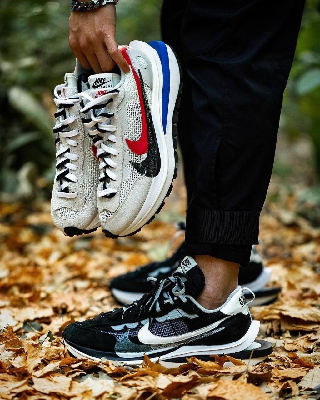 nike кроссовки,кроссовки nike x sacai vaporwaffle,nike sacai vaporwaffle black white,кроссовки,