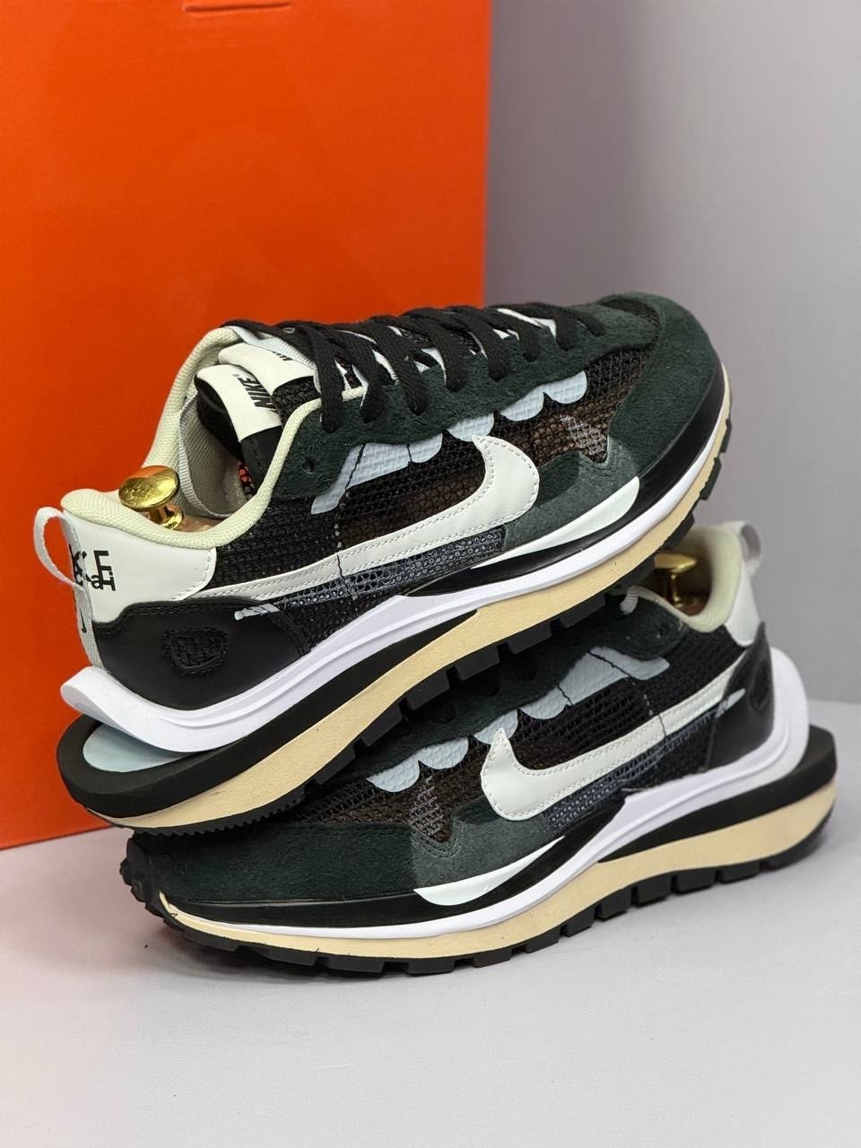 nike кроссовки,кроссовки nike x sacai vaporwaffle,nike sacai vaporwaffle black white,кроссовки,