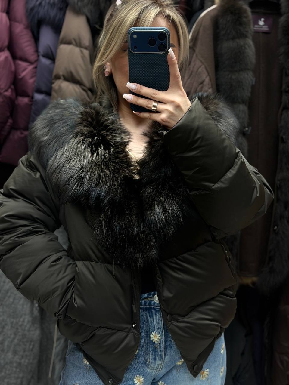 пуховик с натуральным мехом,пуховик женский,пуховик люкс с натуральным мехом,женская зимняя куртка,зимняя куртка с натуральным мехом