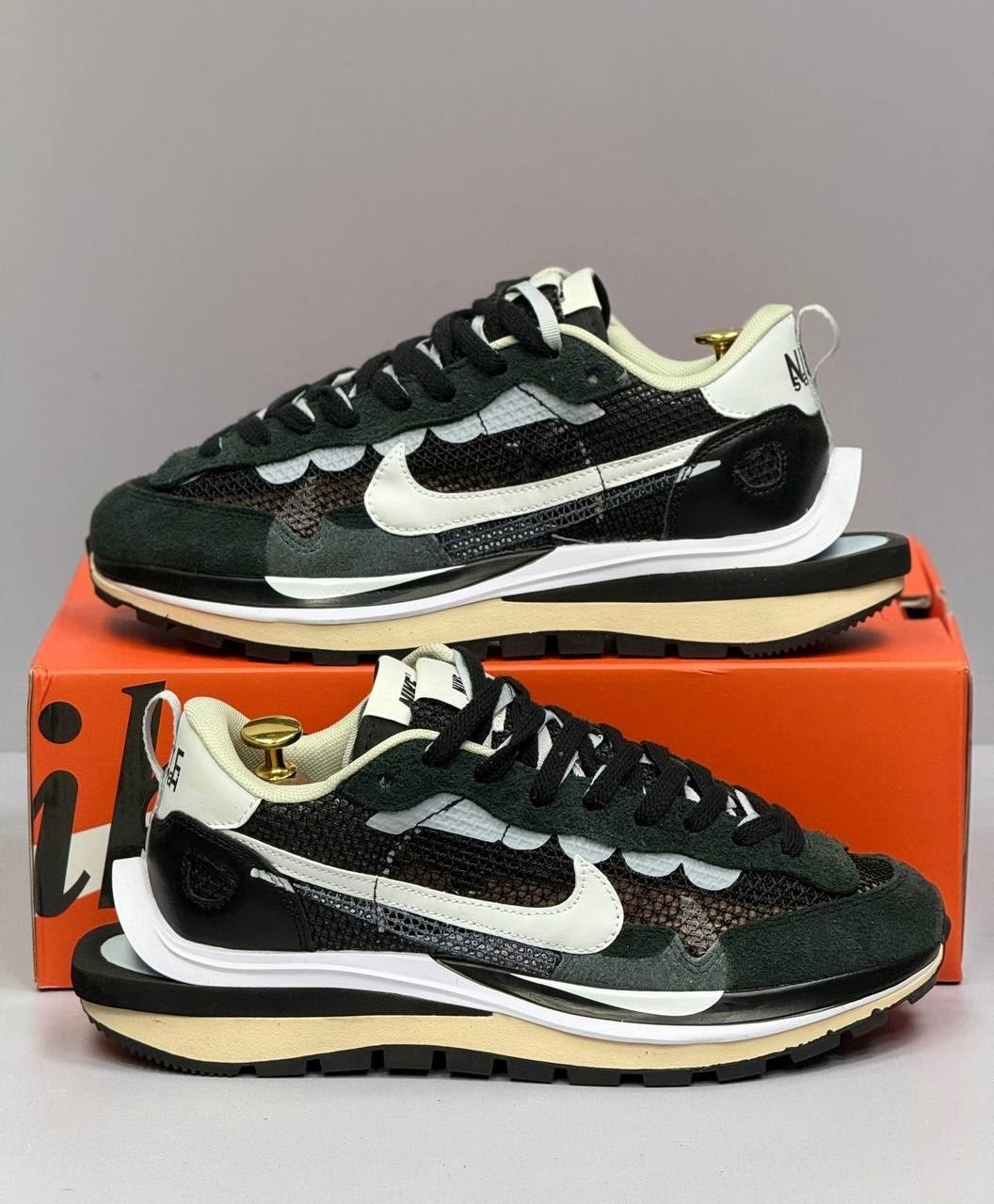nike кроссовки,кроссовки nike x sacai vaporwaffle,nike sacai vaporwaffle black white,кроссовки,
