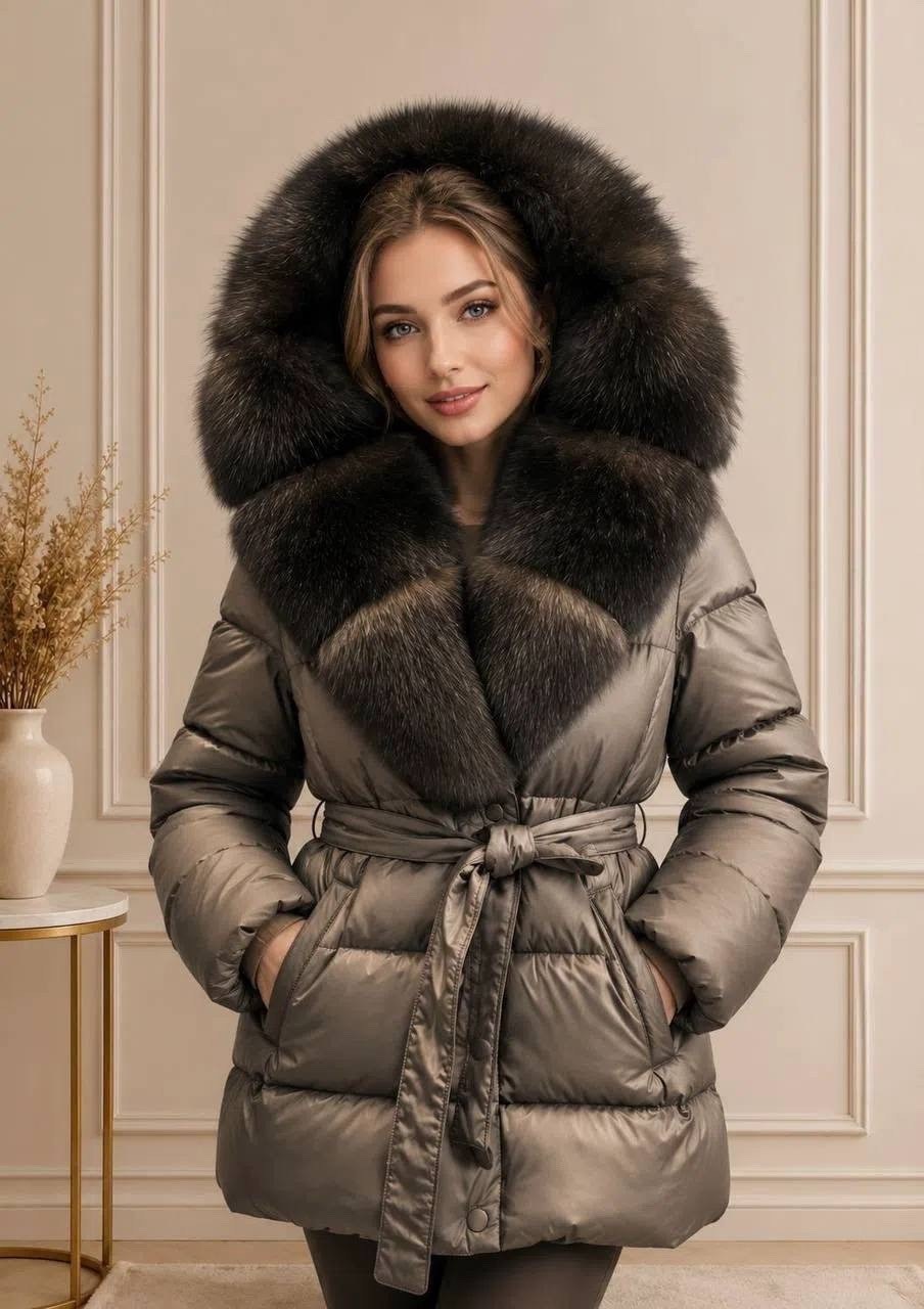 девушка,пуховики с мехом,куртка женская с мехом,пуховик женский,зимняя мода
