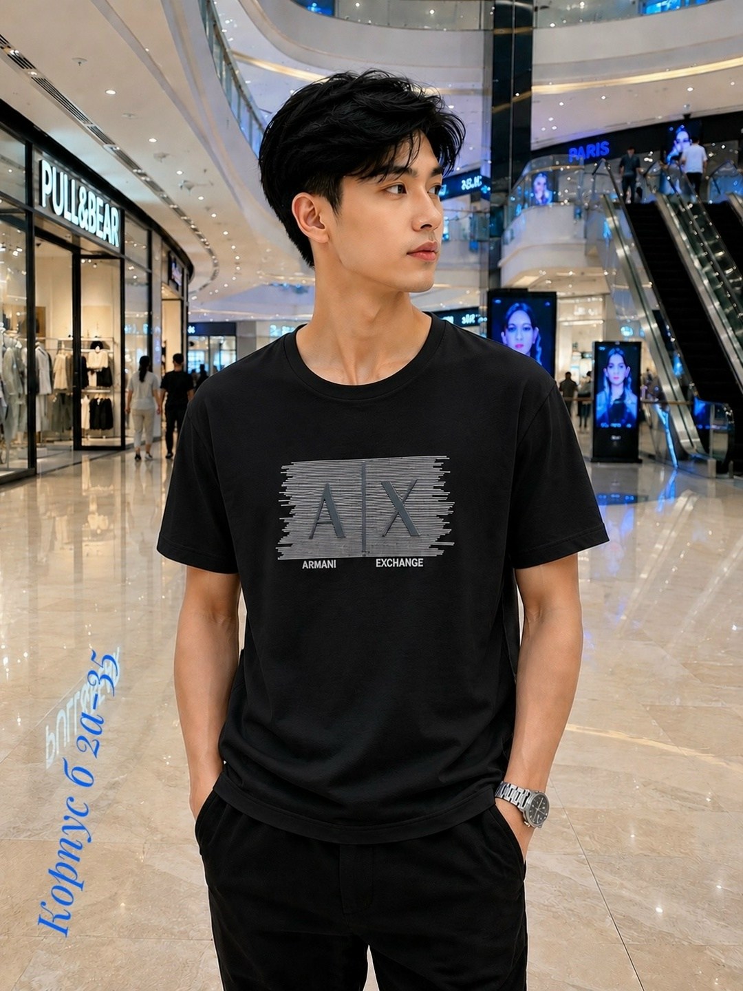 футболка armani exchange,футболка мужская armani exchange,armani exchange armani,футболка с логотипом armani exchange,футболка a x armani exchange