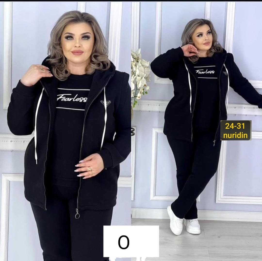 костюм тройка женский,костюм из трикотажа,женские костюмы,cпортивный костюм больших размеров,костюм женский на флисе