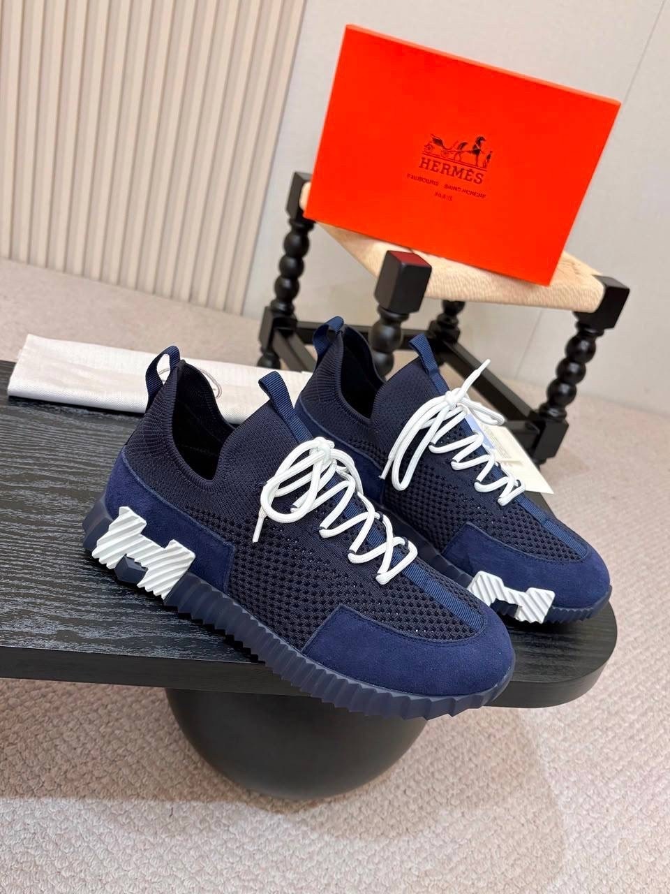 кроссовки мужские hermes,кроссовки hermes,мужские кроссовки,кроссовки гермес синие,