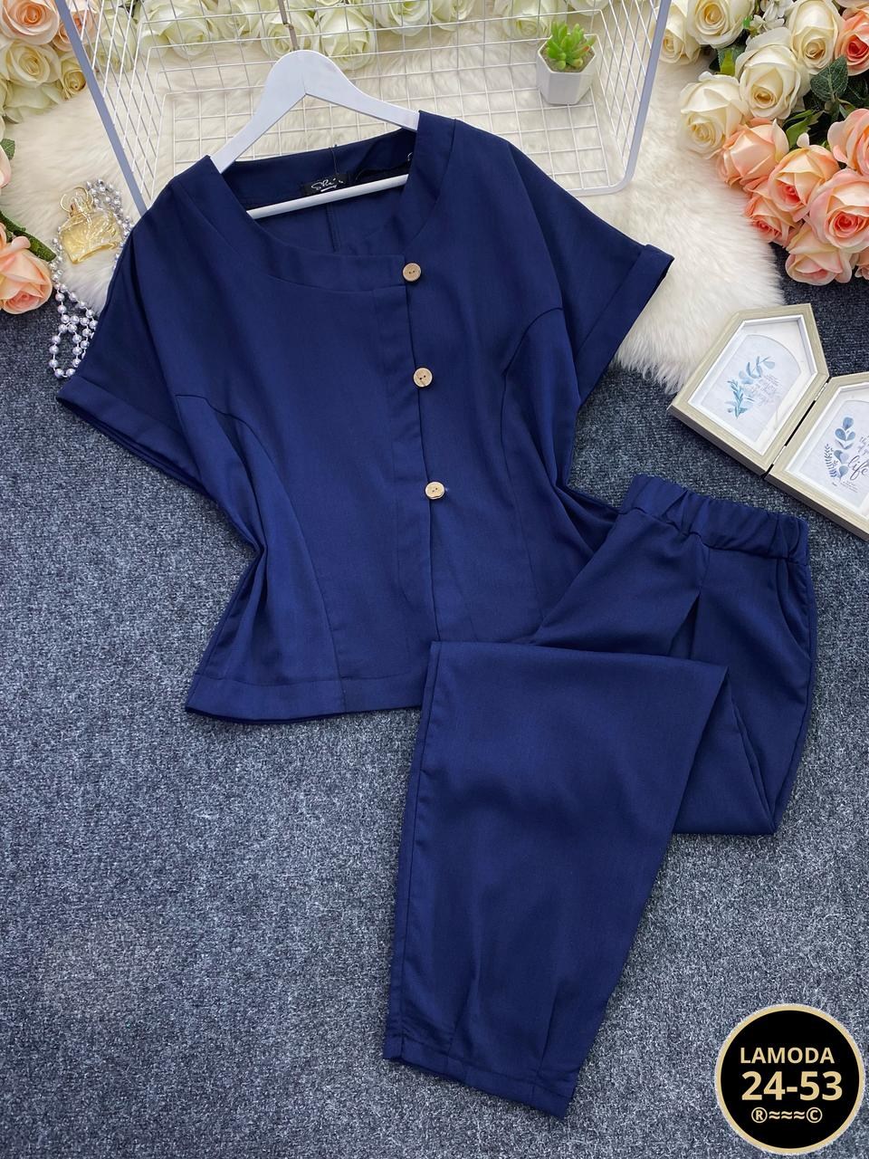 брючный костюм michel chic 1337/1 мохито,костюм michel chic арт 1337 корич,женский брючный костюм,женские костюмы,летние костюмы