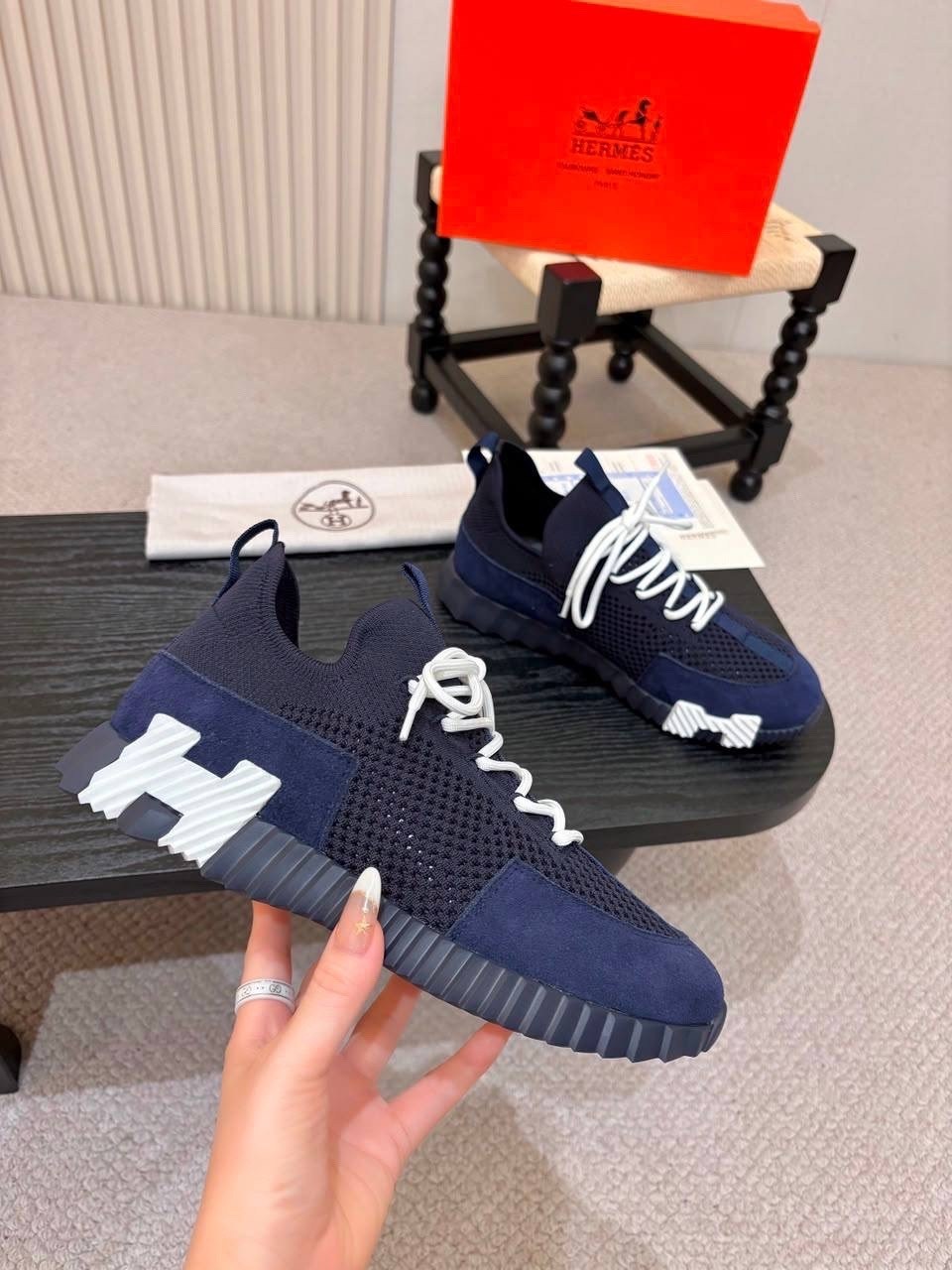 кроссовки мужские hermes,кроссовки hermes,мужские кроссовки,кроссовки гермес синие,
