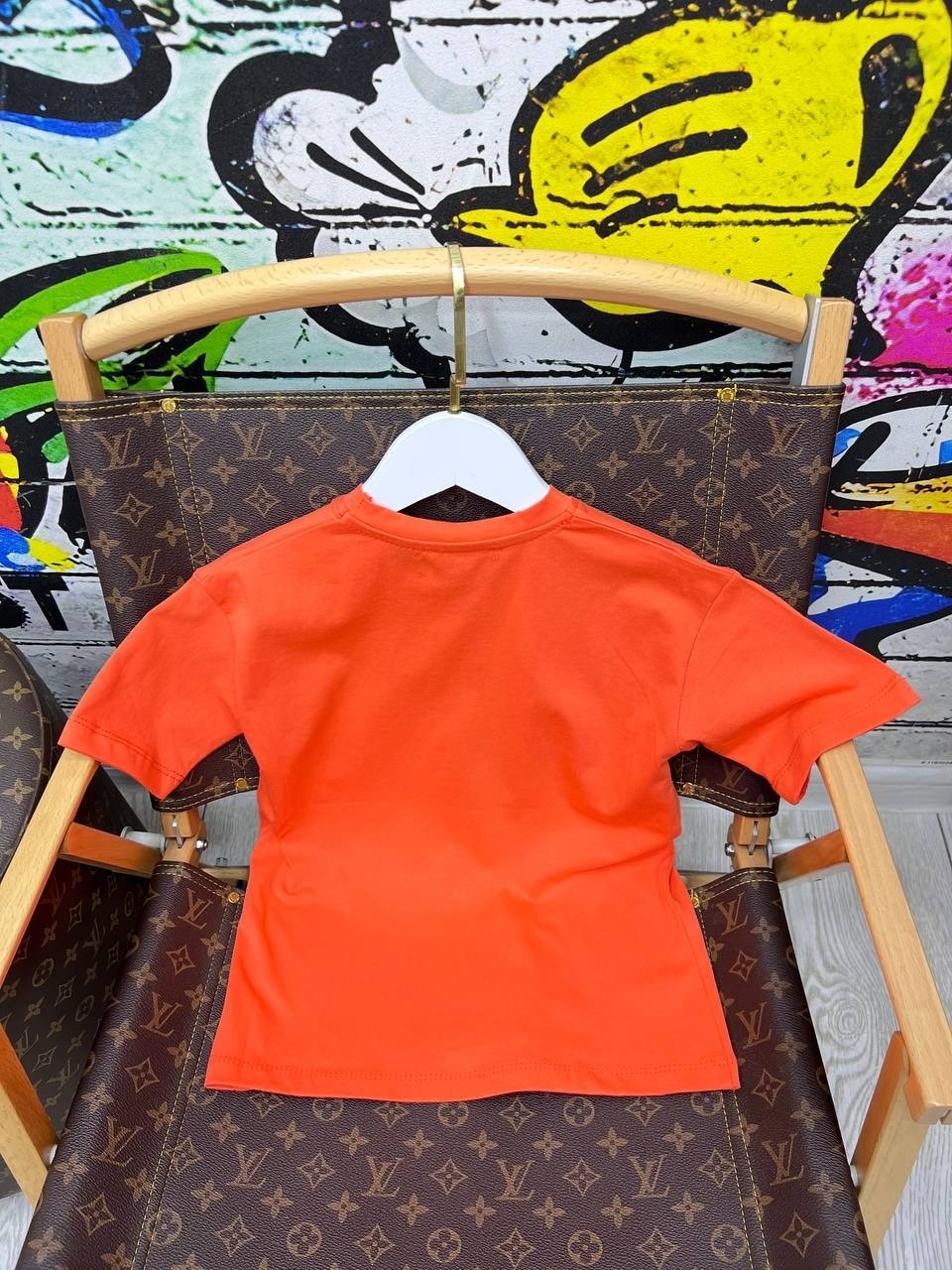 детская футболка,оранжевая футболка,футболка,ralph lauren polo bear,одежда футболка