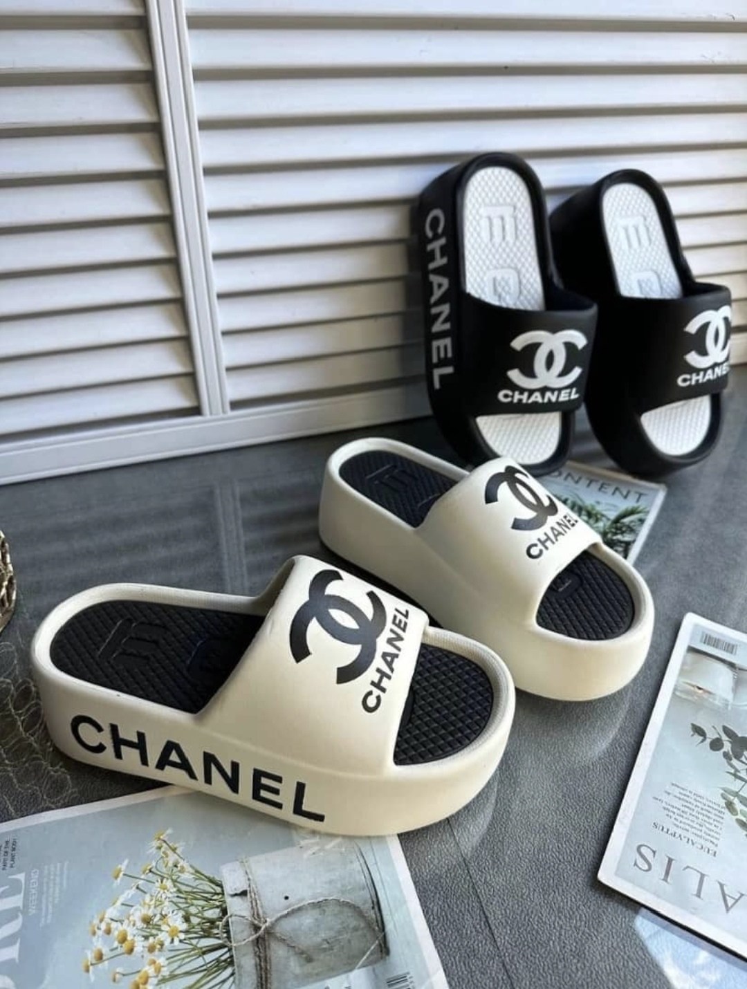 босоножки эко,шлепки chanel,шлепанцы шанель,шлепанцы chanel,
