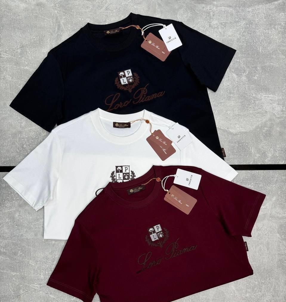 футболка loro piana,футболки для мужчин,футболка мужская,футболка